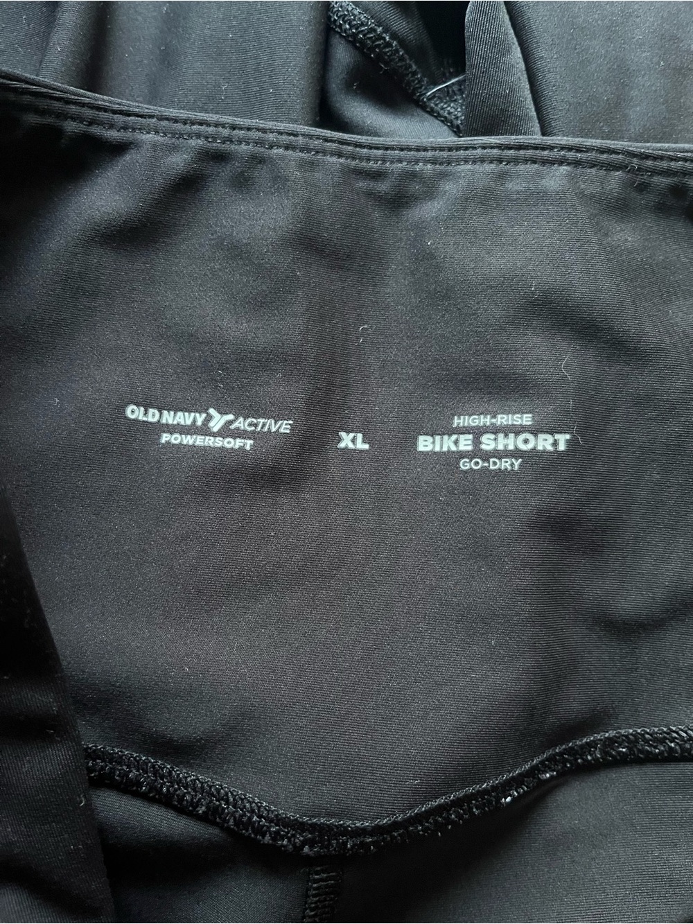 Old Navy Powersoft High Rise Bike Short Bundle Black XL - Picture 2 of 4